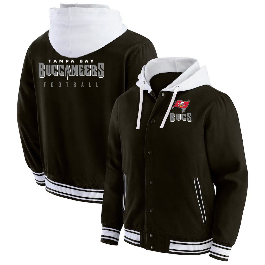 Men 2026 NFL Tampa Bay Buccaneers  jacket hoodie Black 012